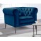 Home affaire Chesterfield-Sessel Tobol Chesterfield Design dunkelblau