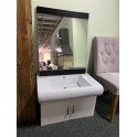 Badmöbel-Set Spiegel+ Waschtisch + Unterschrank UVP 1500 €
