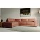 HOME AFFAIRE Ecksofa Nevez Lederoptik Farbe cognac