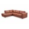 HOME AFFAIRE Ecksofa Nevez Lederoptik Farbe cognac Polsterecke