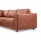 HOME AFFAIRE Ecksofa Nevez Lederoptik Farbe cognac