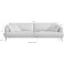 EGOITALIANO Ledersofa Sofa Sophia Daunenfederung Leder BULL