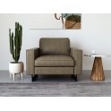 PLACES OF STYLE Loveseat Pinto XXL Sessel mit Keder Lederoptik