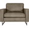 PLACES OF STYLE Loveseat Pinto XXL Sessel mit Keder Lederoptik