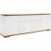 MCA FURNITURE Sideboard Chiaro Sockel Asteiche Massivholz geölt