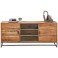 WOLFMÖBEL Sideboard Spring Holz Braun Akazie Kommode Massivholz