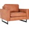 PLACES OF STYLE Loveseat Sessel Pinto XXL mit Keder Lederoptik