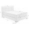 ED EXCITING DESIGN Boxbett Nagol Bettkasten Wendematratze 140x200