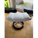 Stressless® Hocker mit Signature Base Bezug Leder BATICK