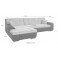 DOMO COLLECTION Ecksofa Treviso viele Bezüge L-Form  Microfaser 