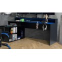 Gamingtisch Eckschreibtisch mit RGB-Beleuchtung Breite 200cm