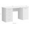 Schreibtisch mit 4 Schubladen Breite 145 cm