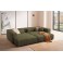 Polsterecke PIARA XXL L-Form mit Schlaffunktion, Big-Sofa in Cord