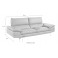 CALIA ITALIA 3-Sitzer Dave italienisches Designsofa Ledersofa