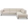 PLACES OF STYLE Ecksofa Lorcan Metallfüßen Polsterecke L-Form