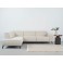 PLACES OF STYLE Ecksofa Lorcan Breite 275cm weiches Strukturstoff