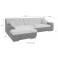 DOMO COLLECTION Ecksofa Treviso L-Form Microfaser PRIMABELLE