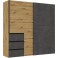 Schiebetürenschrank Kleiderschrank 3 Schubladen Made in Europe