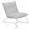 Sessel Vico mit Design-Gestell aus schwarzem Metall, in Cord 