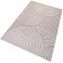 Teppich Scandi-Look 3D-Effekt softer pflegeleicht 240x320 cm Sand