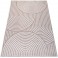 Teppich Scandi-Look 3D-Effekt softer pflegeleicht 240x320 cm Sand