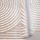 Teppich Scandi-Look 3D-Effekt softer pflegeleicht 240x320 cm Sand