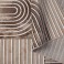 Teppich 3D-Effekt Scandi-Look softer pflegeleicht 240x320 cm Sand