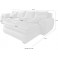 HOME AFFAIRE Ecksofa Cara Mia L-Form mit Bettfunktion Bettkasten 
