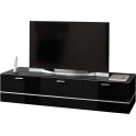 LEONARDO Lowboard CUBE auf Sockel TV Board TV Möbel aus Glas