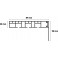 Gardinenschiene Vorhangschiene 480 cm. mit Blende SN DECO GROUP
