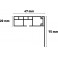 Gardinenschiene Vorhangschiene SH mit Blende 440cm SN DECO GROUP 