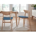 andas Stuhl chief mit Stoffbezug in 6er-Set UVP 1650 €