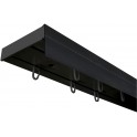 Gardinenschiene Vorhangschiene SH mit Blende 240cm SN DECO GROUP 