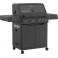 Gasgrill ALLFLAME Hero 4 mit 4 HEATSPIRE-Brennern (je 3,5 kW)