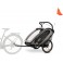 HAUCK Fahrradkinderanhänger Bike N Walk Duo für 2 Kinder