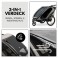 HAUCK Fahrradkinderanhänger Bike N Walk Duo für 2 Kinder
