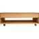 HOME AFFAIRE Couchtisch Planten auf Rollen Breite 110cm Kernbuche
