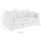 Guido Maria Kretschmer Sofa 2-Sitzer Pantin extra weich
