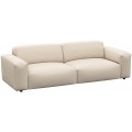 FLEXLUX 3-Sitzer Lucera Sofa super bequem Ledersofa Designsofa 