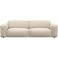 FLEXLUX 3-Sitzer Lucera Sofa super bequem Ledersofa Designsofa 