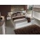 Bett mit Nachttische Bettbank LED gepolstertes Kopfteil 180x200cm