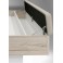 Bett mit Nachttische Bettbank LED gepolstertes Kopfteil 180x200cm