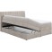 COTTA Boxspringbett Shark inkl. Bettkasten und Topper 140x200 cm