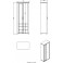 Garderobenschrank Valencia Garderobe Hochschrank Wäscheschrank 