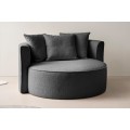 XXL-Sessel ISALIE, Rundsessel , Lesesessel, Loveseat, Big-Sessel 