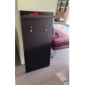 Wandgarderobe mit Leder bezogen Garderobe, Garderobenpaneel