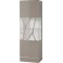 LEONARDO Glasvitrine CUBE mit Genetics Farbe Lack palazzo