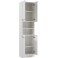 SAPHIR Hochschrank Badschrank Badezimmer-Hochschrank Weiß Glanz