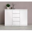 INOSIGN Kommode Naia Sideboard Hochglanz skandinavisches Design 