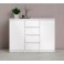 INOSIGN Kommode Naia Sideboard Hochglanz skandinavisches Design 